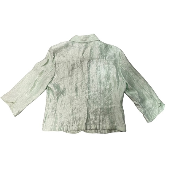 Rudy Rd. Purple and Gren Metallic Blouses - Picture 3 of 9